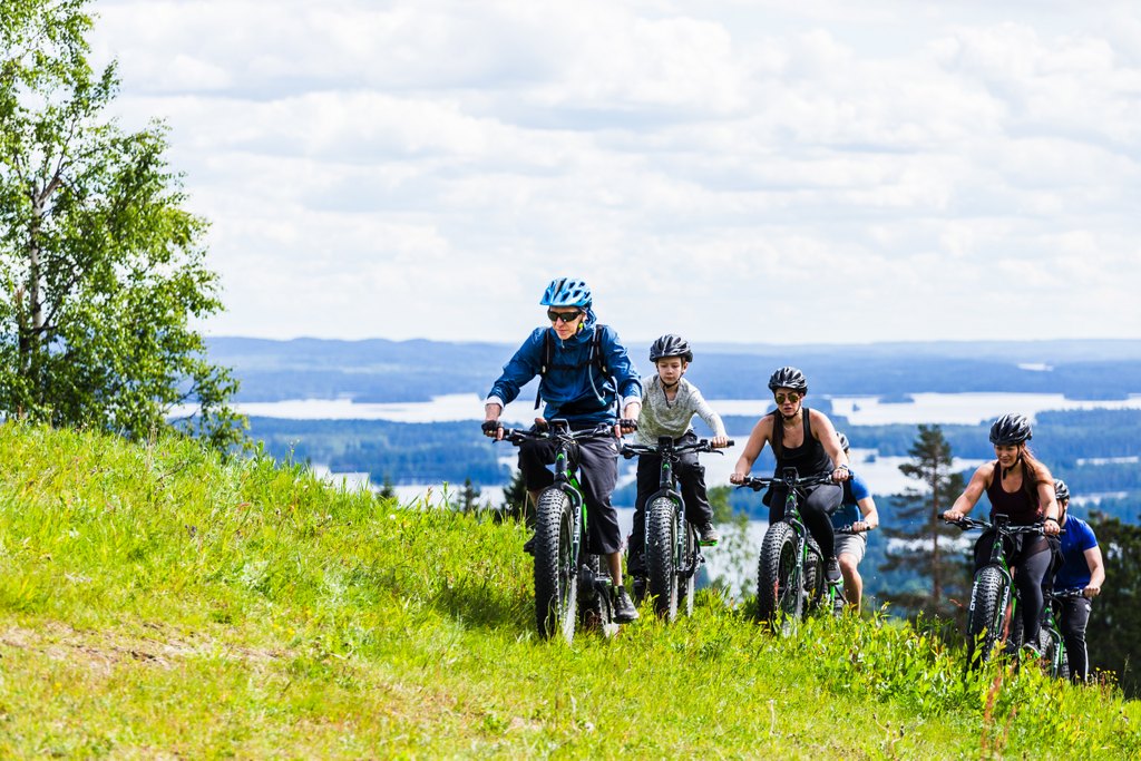 Maastopyöräily Tahkolla kesällä